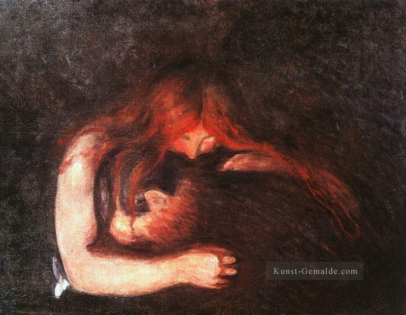 Vampir 1895 Edvard Munch Ölgemälde